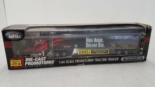 Diecast Promotions 1:64 Freightliner Tractor Trailer Iob