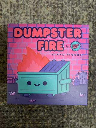 Dumpster Fire Glow In The Dark Vinyl Fye Le 300 Red Flame 100 Soft