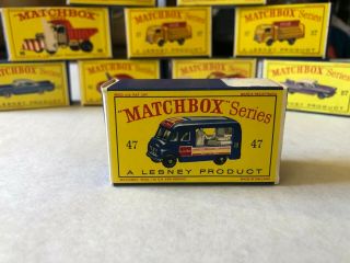 Vintage Lesney Matchbox Lyons Maid Ice Cream Mobile Shop Empty Box D 47