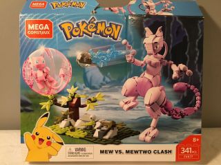 Mega Construx Pokémon Mew Vs.  Mewtwo Block 341 Piece