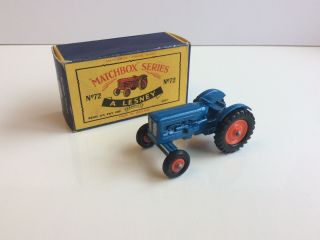 Matchbox Lesney 72a Fordson Major Tractor - Boxed C Type Box