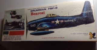 Hawk 1/48 Grumman F8f - 2 Bearcat Model Aircraft Kit 562,  Complete