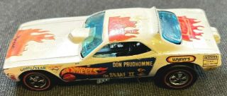 Vintage 1969 Mattel Hot Wheels Redline Don Prudhomme The Snake Ii Funny Car
