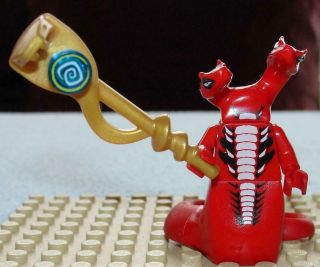 Lego Ninjago Fangtom General Fangpyre Red Snake Serpentine Minifigure 9445