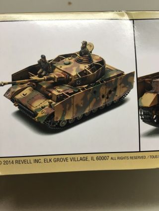 Monogram 1/32 Scale Panzer IV Medium German Tank OPEN BOX 2
