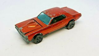 Hot Wheels Mattel Redlines Custom Cougar 1968 Orange