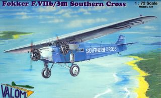 Valom Models 1/72 Fokker F.  Viib/3m Southern Cross