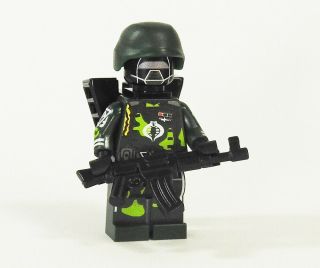 Custom Jungle Trooper Crimson Guard Gi Joe Cobra Minifigures On Lego