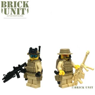 Custom Lego® Army Special Forces Recon Team Minifigures