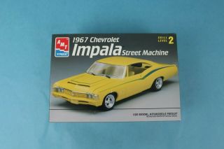 Vtg Amt/ertl 1967 Chevrolet Impala Street Machine 1/25 Scale Model Car Kit Nib