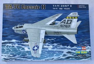 Hobby Boss 1/48 Ta - 7c Corsair Ii Aircraft Plastic Model Kit 80346 Hbo80346