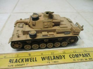 VTG Plastic Model Kit Tamiya 1971 1/35 German Tank Built WWII Panzer Painted 2