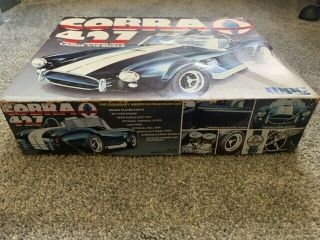 Mpc Shelby Cobra 427 Model Kit 6422 Large 1/16 Scale Opened