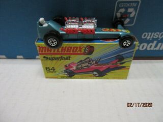 Vintage Matchbox 64 Slingshot With Red Pipes In I Box.