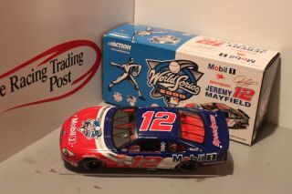 2000 Jeremy Mayfield Mobil 1 Mlb World Series 1/24 Action Nascar Diecast