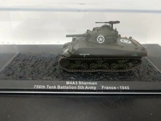 Sherman Ww2 M4a3 Medium Tank 1944 Normandy Us Army Assembled Model