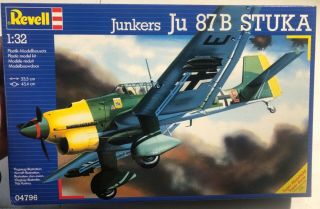 Revell Junkers Ju 87b Stuka 1/32 Nib Model Kit ‘sullys Hobbies’