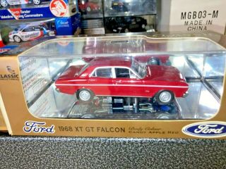 Classic Carlectables 1/43 Ford Falcon Xt Gt Candy Apple Red No 43543