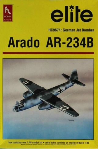 Hobby Craft 1:48 Arado Ar - 234 B Elite Plastic Model Kit 9671u