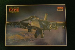 F - 111e Strategic Bomber Plastic Model Kit 1:48 Scale Academy; Bonus Decal Set