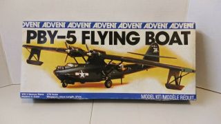 Vintage Advent 1/72 Scale Pby - 5 Flying Boat Plastic Model Kit