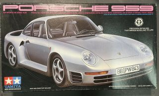 Vintage Tamiya Porsche 959 Precision Detailed Model Car Kit