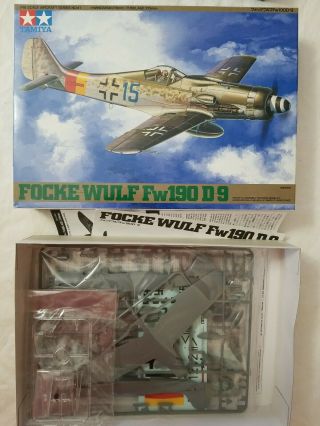 1995 Tamiya 61041 Focke - Wulf Fw - 190 D - 9 - 1/48 Scale Model Kit