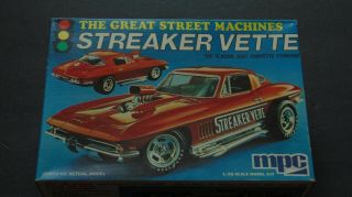 Mpc 1/25 The Great Street Machines Streaker Vette,  Seems Complete,  As - Is