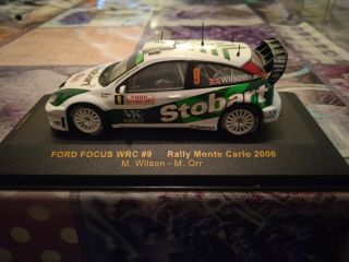 Voiture Miniature Ixo 1/43 Ford Focus Wrc N°9 Rally Monte Carlo 2006