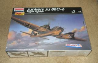 1/48 Monogram Promodeler Junkers Ju - 88 C - 6 Night Fighter Factory