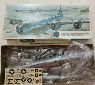 1972 Airfix 07001 - 4 Boeing B - 29 Superfortress - 1/72 Scale Model Kit