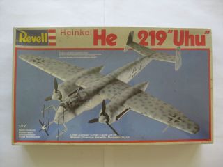 1|72 Model Plane Heinkel He 219 " Uhu " Revell D12 - 5382