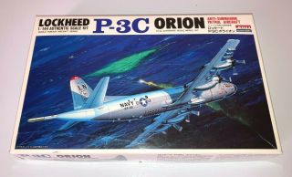 Arii Lockheed P - 3c Orion Patrol Aircraft 1/144 Model Kit
