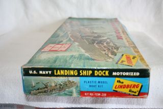 Lindberg Motorized U.  S.  Navy Landing Ship Dock Plastic Model 2