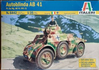Italeri 1/35 Autoblinda Ab 41 Kit 6442.