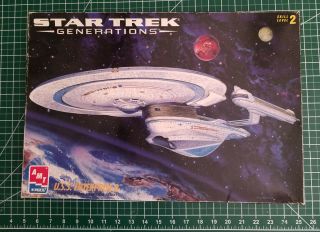 Star Trek 1/1400 Uss Enterprise - B Amt Partially Assembled