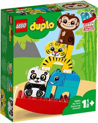 Lego Duplo 10884 First Balancing Preschool Toy Animal Set Fine Motor Skills