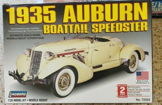 1/25 Lindberg 1935 Auburn 851 Boattail Speedster.