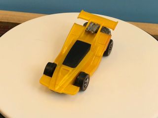 Vintage Hot Wheels Redline Sizzlers Car Flat Out - Yellow