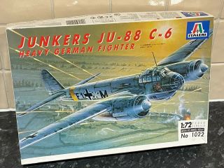 Italeri 1/72 Junkers Ju.  88 C - 6,  Fine Kit.