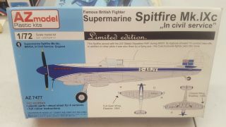 1/72 Az Models Supermarine Spitfire Mk.  Ixc " In Civil Service "
