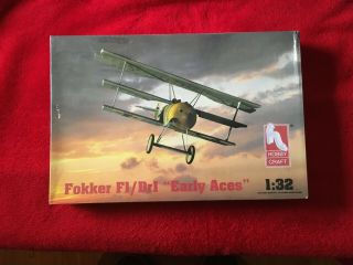 Hobby Craft 1/32 Scale Fokker Dr.  1 Early Aces