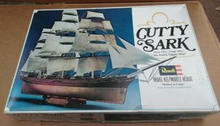 Revell 5401 Cutty Sark Clipper Sailing Ship 1:220 Open 1979 Complete Kit