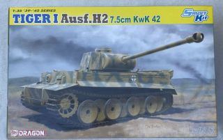1/35 Tiger I Ausf.  H2 7.  5cm Kwk 42 Smart Kit Dragon 6683