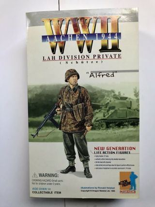 Dragon Wwii 1/6 Lah Division Private " Alfred " Aachen 1944 Oak Leaf Camo Smock