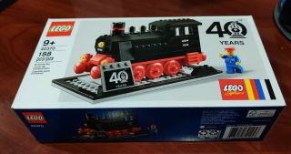 Lego 40370 40th Years Anniversary Steam Engine Train &