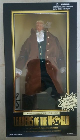 President Thomas Jefferson Leaders Of The World 12 Inch Action Figure C28