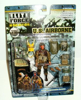 1:18 Bbi Elite Force Wwii U.  S Airborne Paratrooper Paul Burgess Figure Soldier