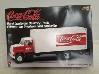 Amt Ford Coca Cola (coke) Louisville Delivery Truck 1/25 Model Car