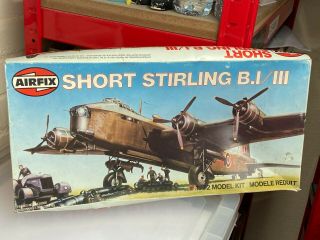 Airfix 1/72 Short Stirling B.  I/iii,  Type 6 Box Issue.